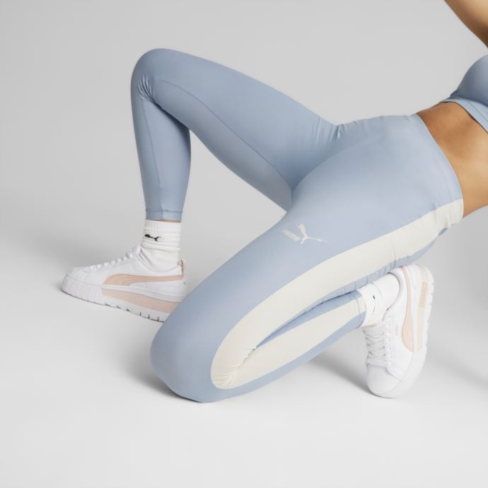 Legging Taille Haute T7 Shiny Pour Femme Bleu Délavé Puma Canada
