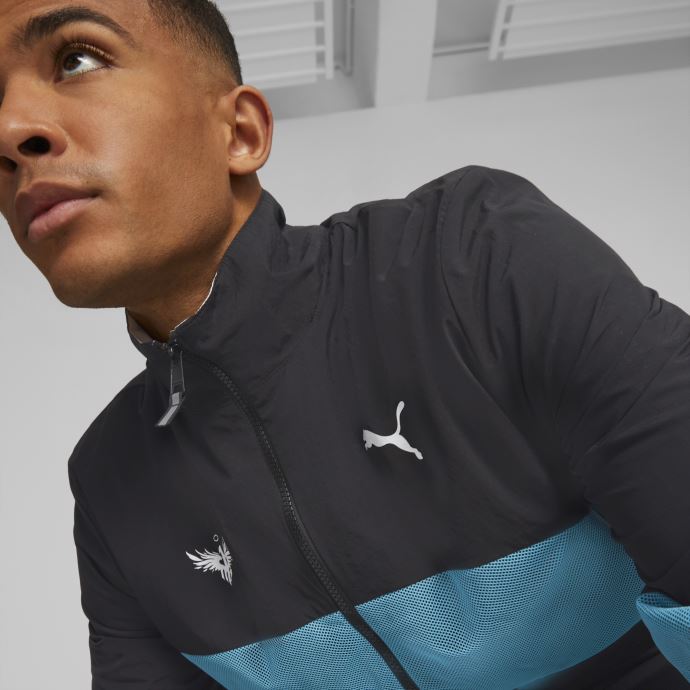 Veste De Basketball Melo Clyde Black-sunset Glow Pour Homme Puma Canada
