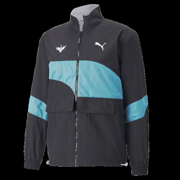 Veste De Basketball Melo Clyde Black-sunset Glow Pour Homme Puma Canada
