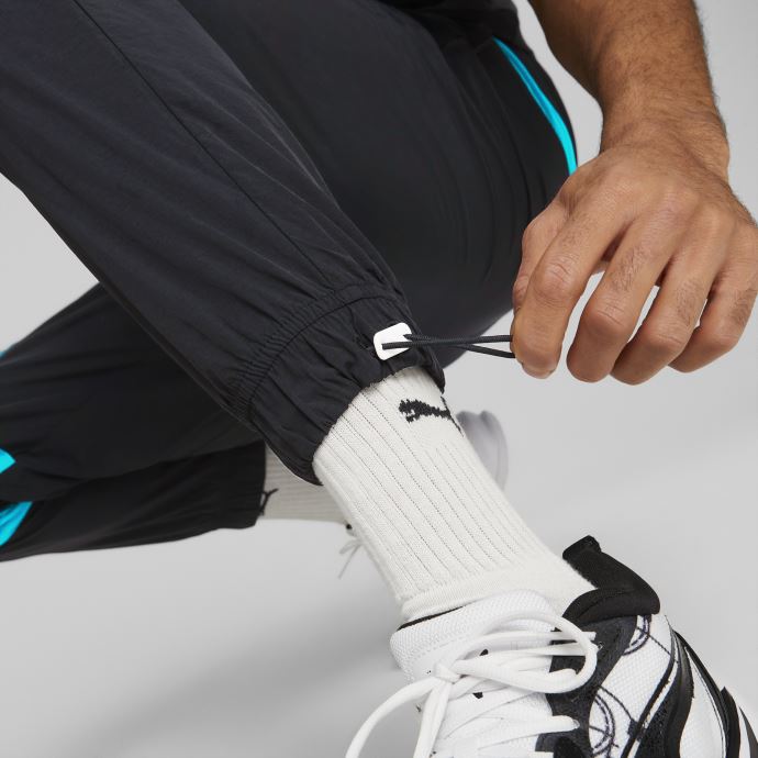 Pantalon De Basketball Puma Canada Melo Clyde Black-sunset Glow Pour Homme
