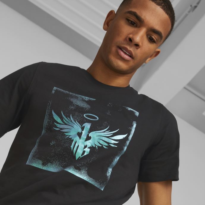 Puma Canada Melo One Rare T-shirt De Basketball Homme Noir
