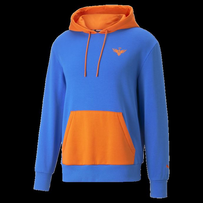 Puma Canada Melo Colorblock Basketball Hoodie Hommes Ultra Bleu
