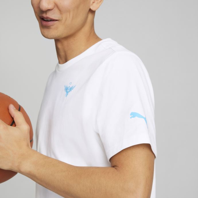 Tee Shirt Puma Canada Melo Rare Basketball Homme Blanc