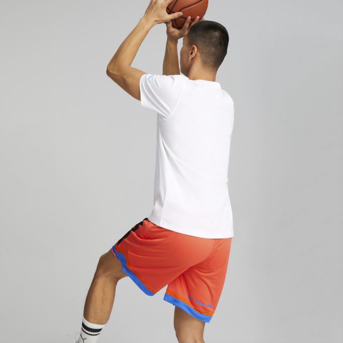 T-shirt De Basketball Puma Canada Melo Rare Pour Homme Blanc
