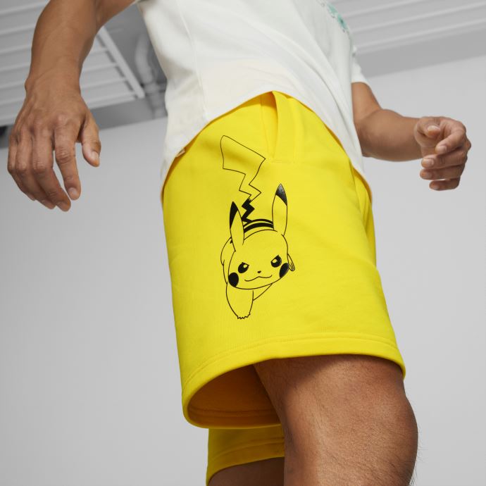 Short Homme Puma Canada X Pokémon Jaune Empire
