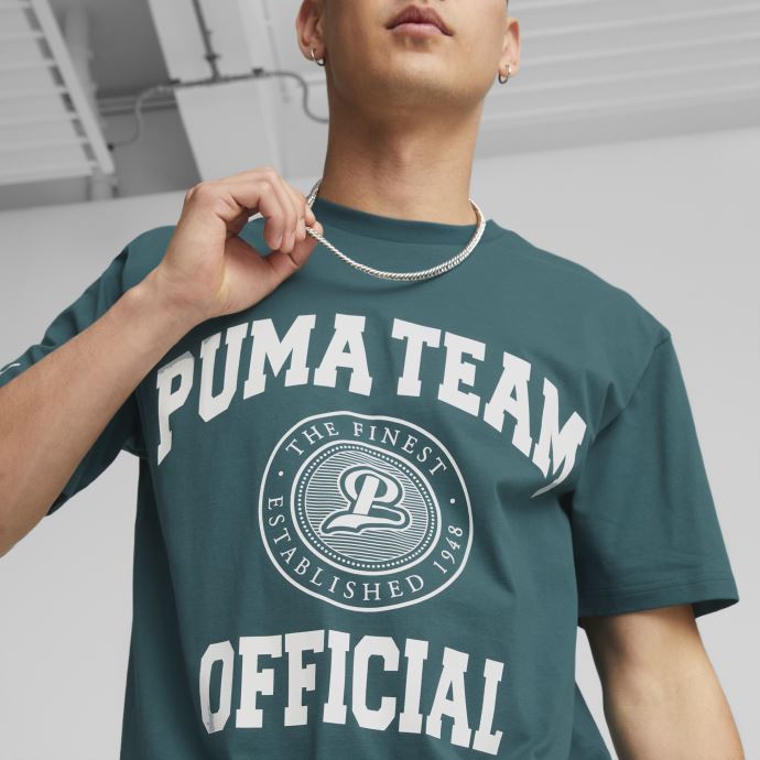 Puma Canada Team T-shirt Graphique Hommes Varsity Vert
