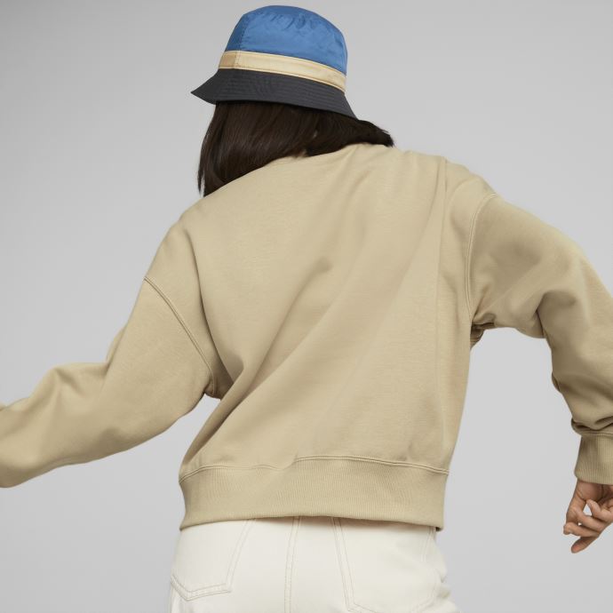 Puma Canada Team Sweat Polaire Décontracté Femme Sable Clair
