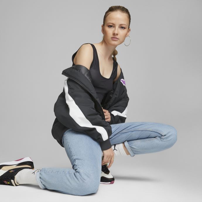 Puma Canada Team Blouson Aviateur Femme Noir
