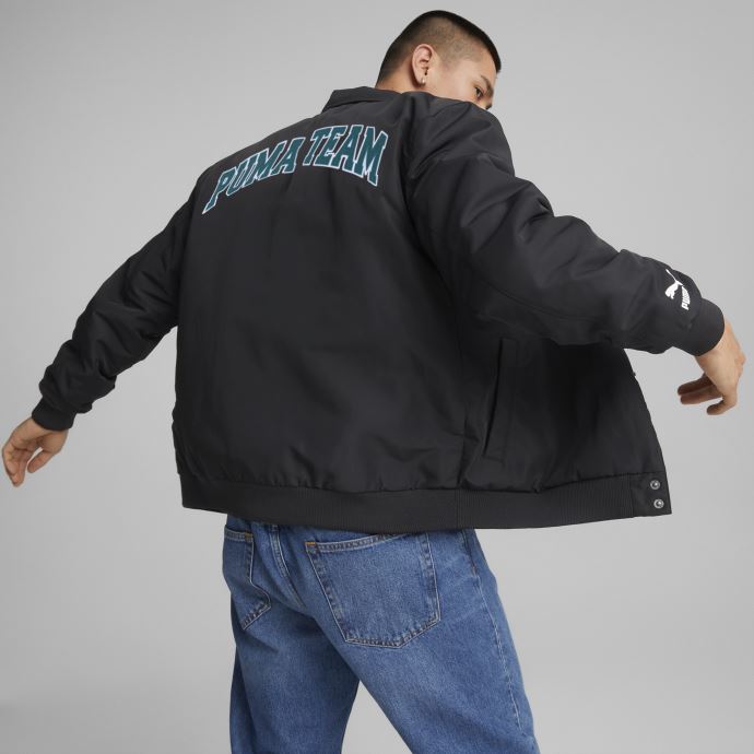 Blouson Aviateur Noir Puma Canada Team Hommes
