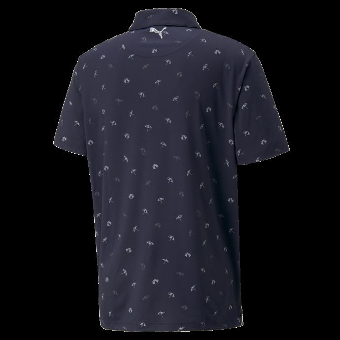 Puma Canada X Arnold Palmer Cloudspun Parapluies Polo Hommes Bleu Marine Blazer-high Rise-high Rise