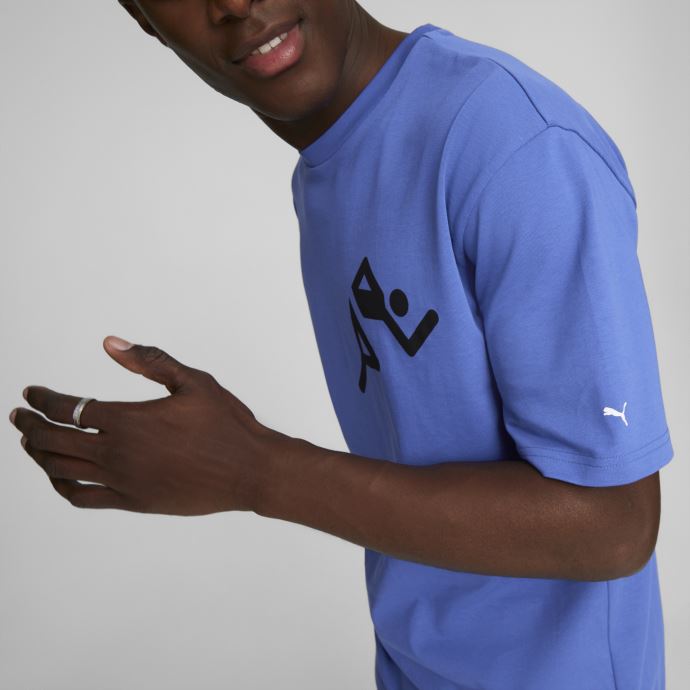 Puma Canada Heroes T-shirt Graphique Saphir Royal