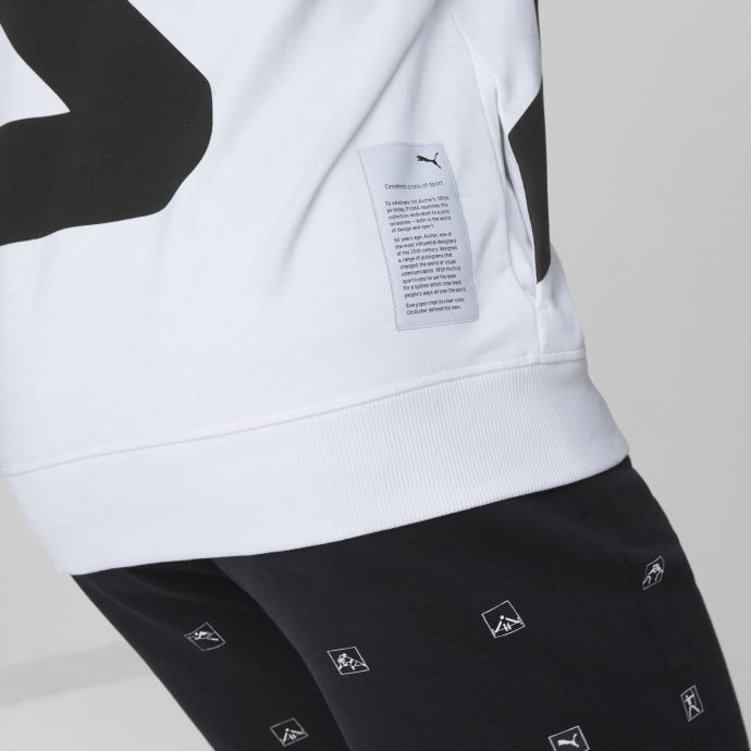 Sweat à Capuche Graphique Puma Canada Heroes Blanc