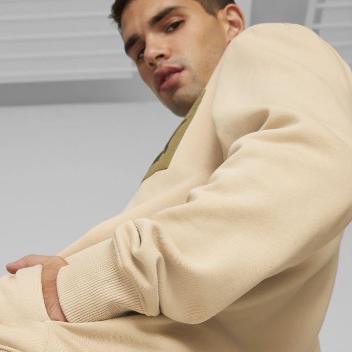 Sweat à Capuche En Tricot épais Classics Hommes Puma Canada Sable Clair