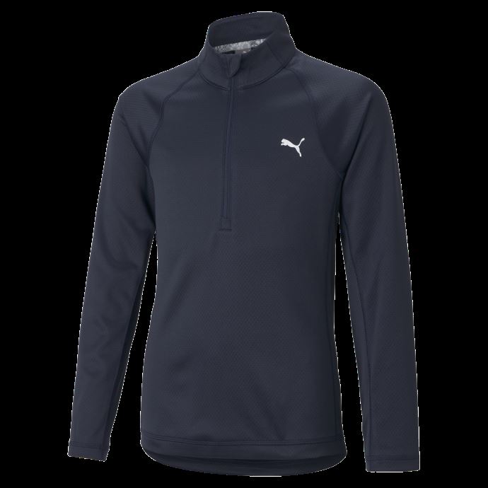 Blazer Bleu Marine Pull De Golf Puma Canada Quarter Zip Pour Filles
