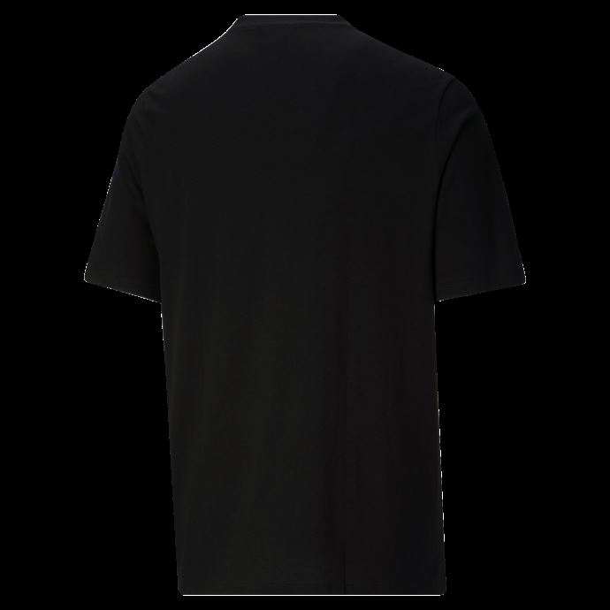 Puma Canada Essentials+ T-shirt à Col En V Pour Hommes Coton Bt Noir

