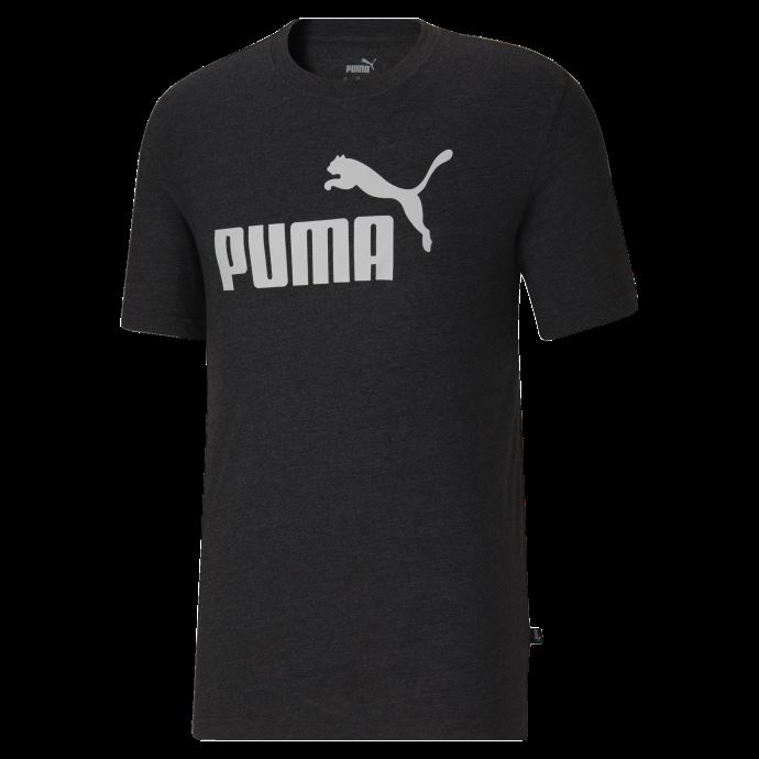 Puma Canada Essentials T-shirt Chiné Pour Hommes Black-harbor Mist
