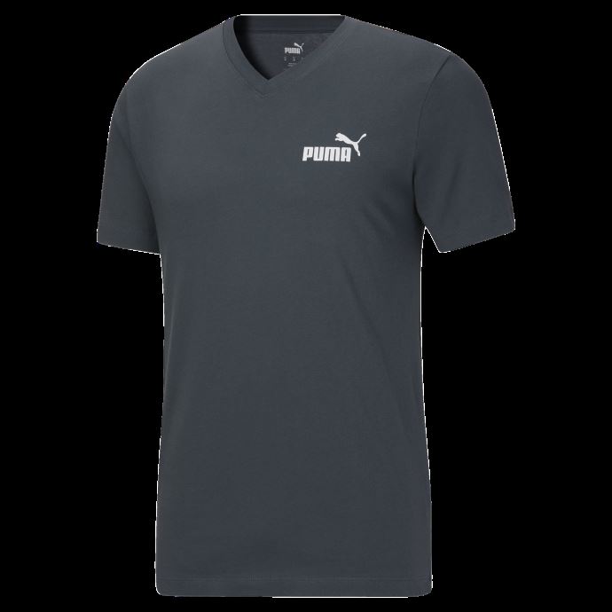 Puma Canada Essentials+ T-shirt à Col En V Pour Hommes Ardoise Foncée
