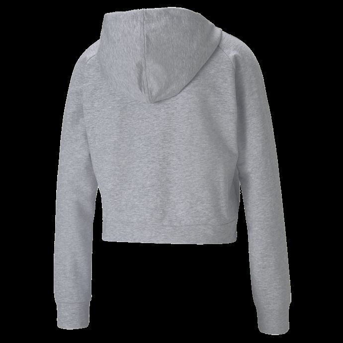 Sweat à Capuche Zippé Rtg Femme Gris Clair Chiné Puma Canada