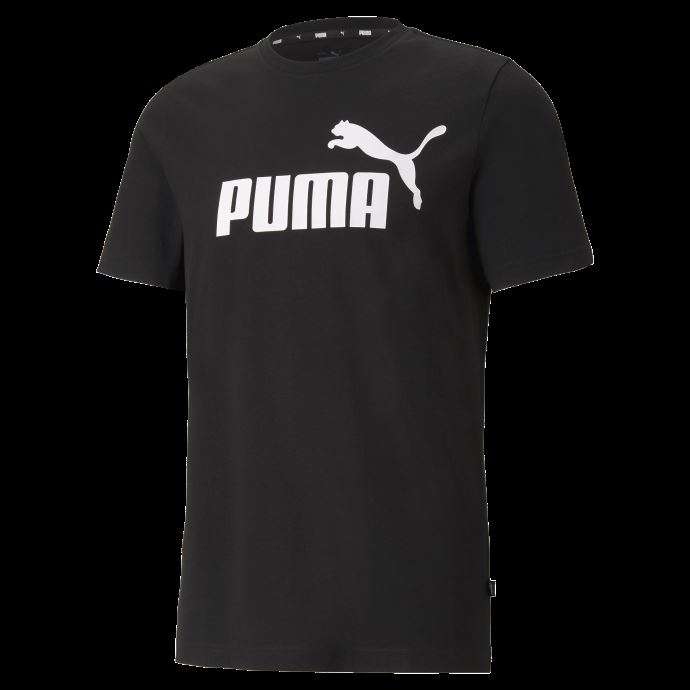 T-shirt Logo Essentials Noir Pour Hommes Puma Canada
