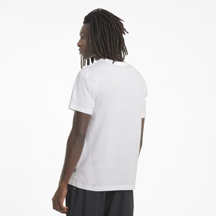 T-shirt Essentials Logo Homme Blanc Puma Canada