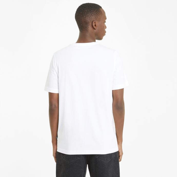 T-shirt Essentials Blanc Petit Logo Pour Hommes Puma Canada