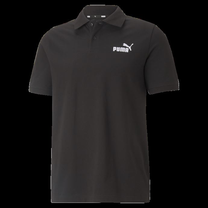 Polo Essentials Piqué Noir Pour Hommes Puma Canada
