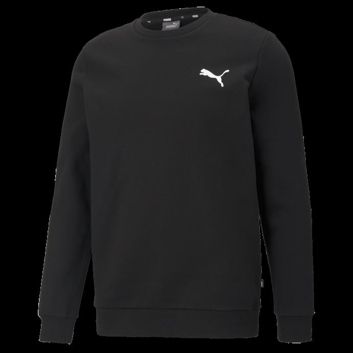 Puma Canada Essentials Petit Logo Ras Du Cou Sweat Homme Noir-chat