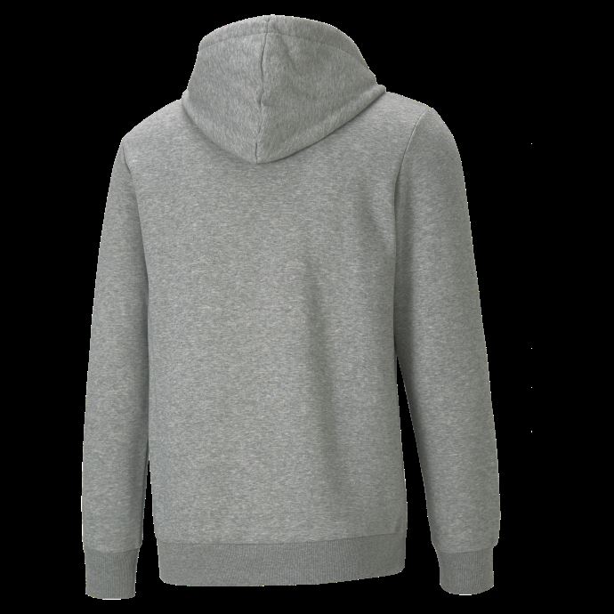 Sweat à Capuche Gris Moyen Chiné Puma Canada Essentials Gros Logo Pour Homme