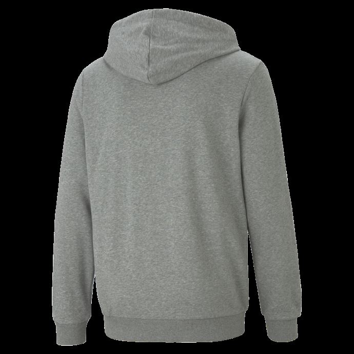 Sweat à Capuche Puma Canada Gris Moyen Heather Essentials Petit Logo Full-zip Pour Hommes