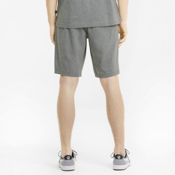 Short Puma Canada Gris Moyen En Jersey Essentials Chiné Pour Hommes