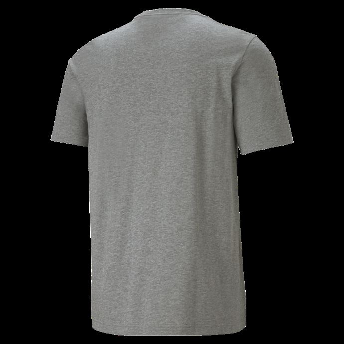 T-shirt Essentials+ Logo 2 Couleurs Pour Hommes Puma Canada Gris Moyen Chiné
