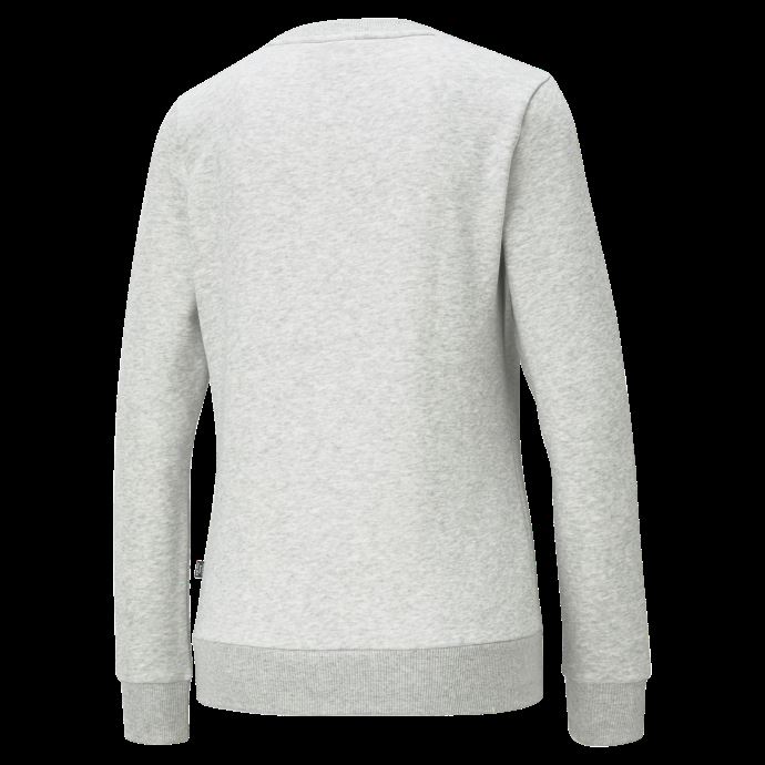 Chandail Gris Clair Chiné Puma Canada Essentials Pour Femme Avec Logo Ras Du Cou