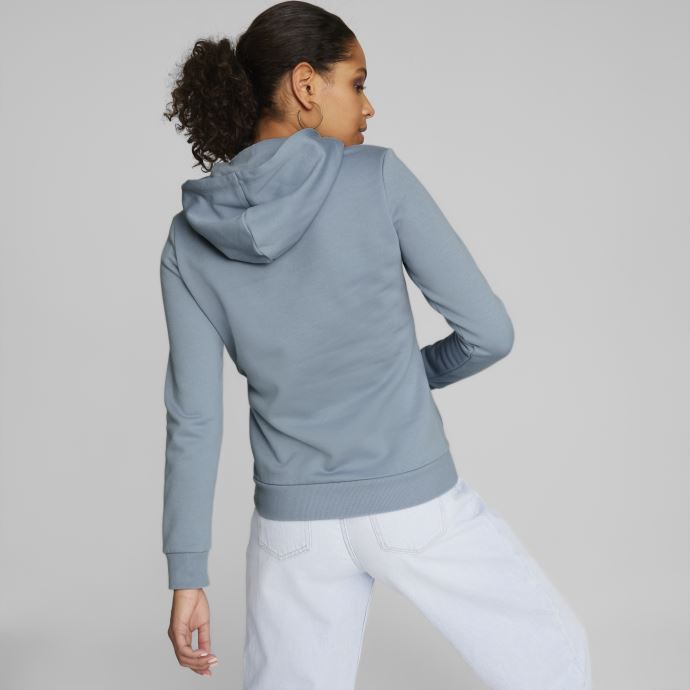 Sweat à Capuche Essentials Logo Fl Pour Femme Blue Wash Puma Canada