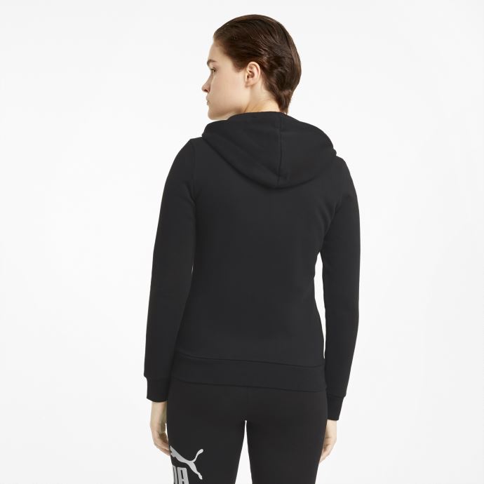 Sweat à Capuche Femme Puma Canada Essentials Full-zip Noir