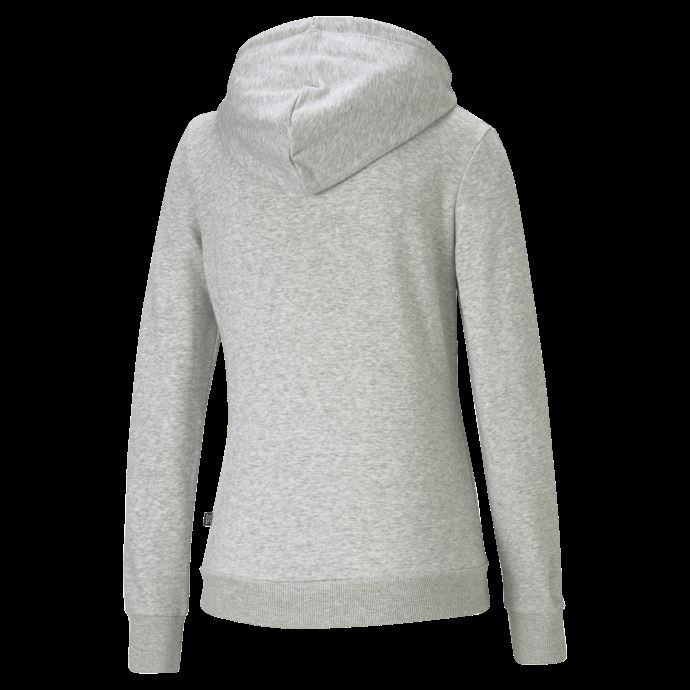 Sweat à Capuche Zippé Intégral Puma Canada Heather Essentials Femme Gris Clair