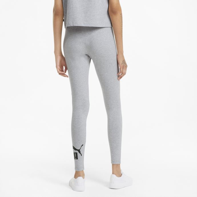 Legging Essentials Logo Femme Gris Clair Chiné Puma Canada