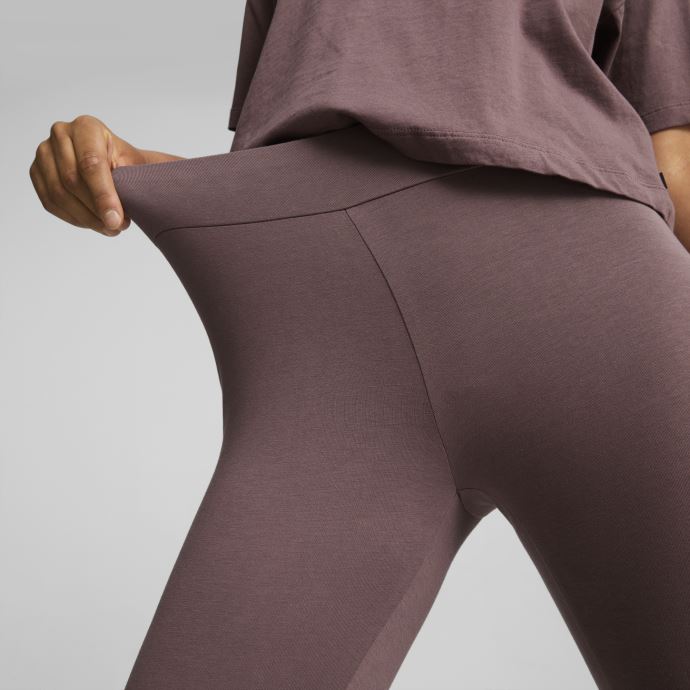 Puma Canada Essentials Logo Legging Femme Prune Poudré