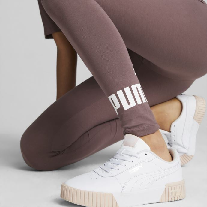 Puma Canada Essentials Logo Legging Femme Prune Poudré

