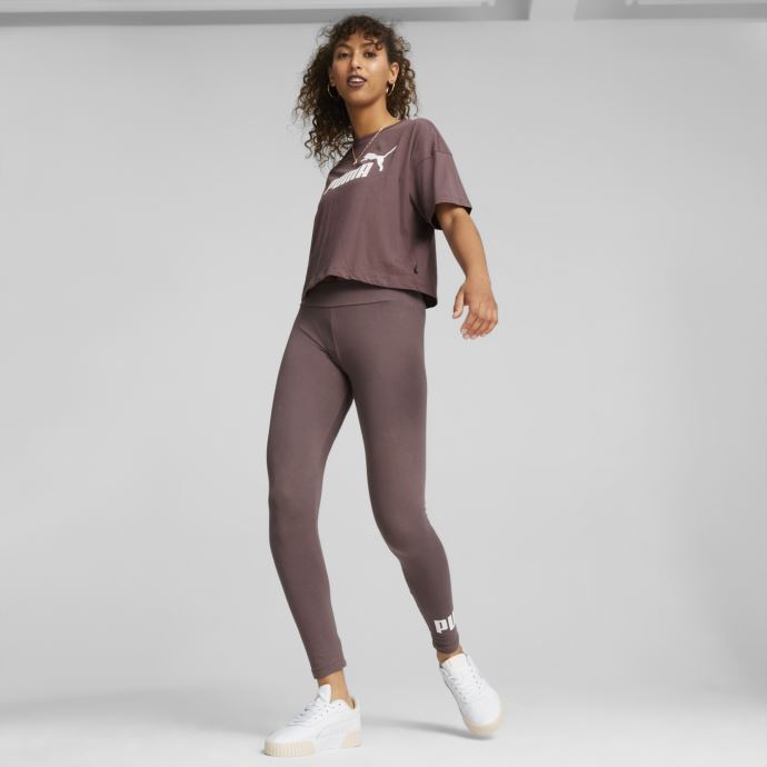 Leggings Essentials Logo Dusty Plum Pour Femmes Puma Canada
