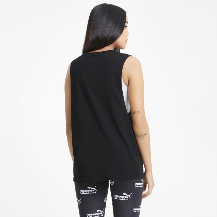 Débardeur Essentials Logo Cut Off Femme Noir Puma Canada