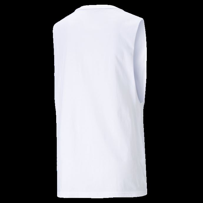 Puma Canada Essentials Logo Cut Off Débardeur Femme Blanc
