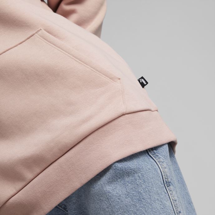 Sweat à Capuche Allongé Logo Essentials Pour Femmes Quartz Rose Puma Canada
