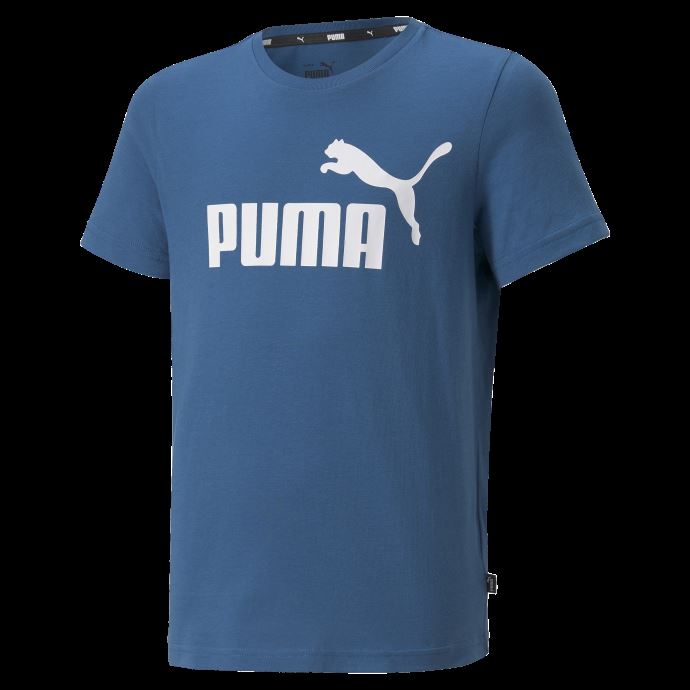 T-shirt Jeunesse Logo Essentials Bleu Lac Puma Canada
