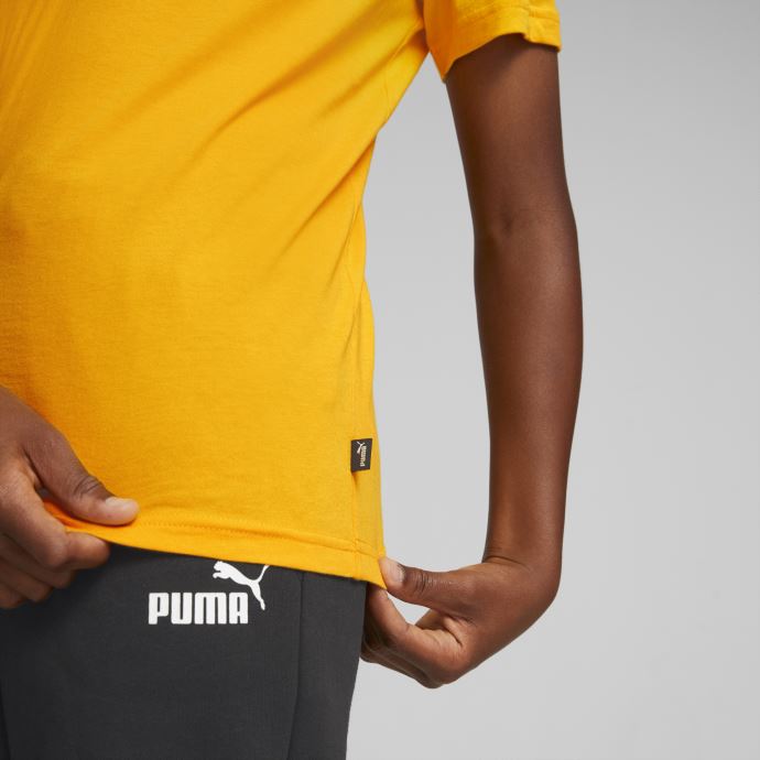 T-shirt Jeunesse Essentials Logo Puma Canada Tangerine

