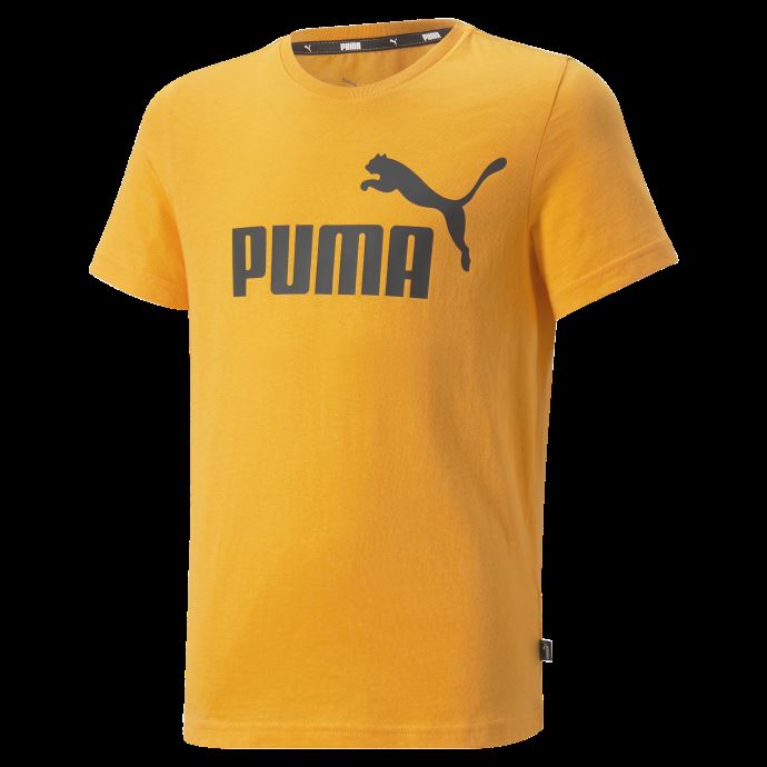 T-shirt Jeunesse Essentials Logo Puma Canada Tangerine

