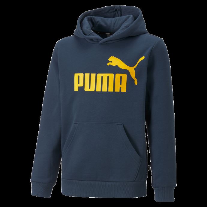 Sweat à Capuche Bleu Marine Essentials Gros Logo Pour Enfant Puma Canada
