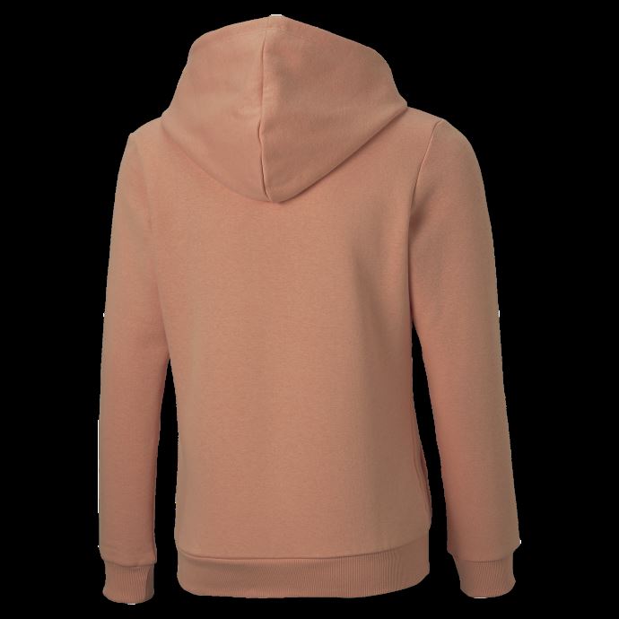 Sweat à Capuche Enfant Puma Canada Essentials Logo Pêche Rose
