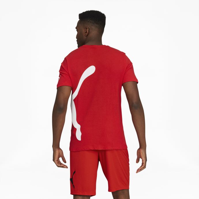 T-shirt Surdimensionné Avec Logo Puma Canada Rouge Pour Tous Les Temps Pour Hommes