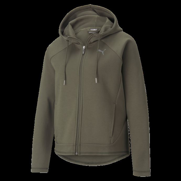 Sweat à Capuche Zippé Intégral Puma Canada Evostripe Feuille De Raisin Pour Femme
