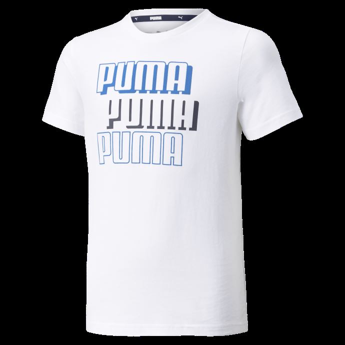 T-shirt Enfant Puma Canada Alpha Blanc-future Bleu